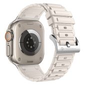Remienok FORCELL F-DESIGN FA06 silikón Apple Watch 38/40/41mm biely