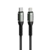 FORCELL F-ENERGY C259 cable Type C to Lightning PD 3A 27W Cafule 0,25 m black