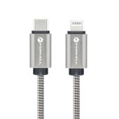 FORCELL F-ENERGY Metal C238 cable Type C to Lightning PD 3A 27W 2 m silver