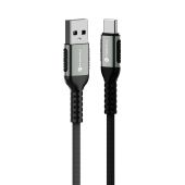 FORCELL F-ENERGY C256 cable USB A to Type C QC4.0 3A 66W Cafule 0,25 m black