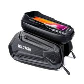 WILDMAN XT6, taška na bicykel na rám 1.2L (4-7), čierna