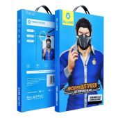 Ochranné sklo Blueo Mr. Monkey Glass 5D Receiver Dustproof HD Apple iPhone 17 čierne