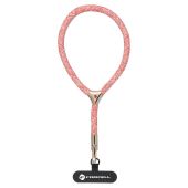 FORCELL F-DESIGN L8X36, šnúrka na zápästie, 18cm, ružovo-biela