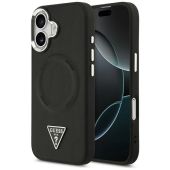 Obal Guess PU Leather Triangle Logo MagSafe Apple iPhone 17 GUHMP17SPSDTSCMK čierny