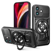 Defender Armor MagSafe Ring TPU/TPC iPhone 17 - čierne