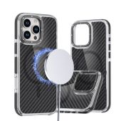 Obal FIBER MagSafe Apple iPhone 16 čierny