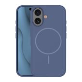 Silicone Thin Magsafe TPU/TPC iPhone 16 - tmavo-modré