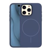 Obal Silicone Thin Mag Apple iPhone 16 Pro tmavomodrý