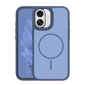 Frame Thin Magsafe TPU/TPC iPhone 16 - tmavo-modré