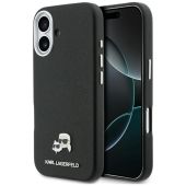 Obal Karl Lagerfeld PU Karl and Choupette Heads Pins MagSafe Apple iPhone 17 KLHMP17S6PFKCLK čierny