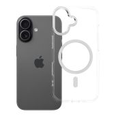 Obal FRAME CLEAR HYBRID MAG COVER MagSafe Apple iPhone 17 transparentný