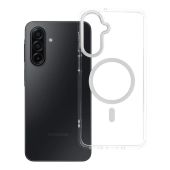Obal FRAME CLEAR HYBRID MAG COVER MagSafe Samsung Galaxy A17 4G A175/A17 5G A176 transparentný