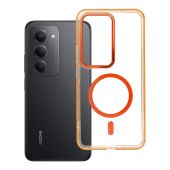 Obal FRAME CLEAR HYBRID MAG COVER MagSafe Xiaomi Redmi 15 4G/5G oranžový