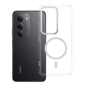 Obal FRAME CLEAR HYBRID MAG COVER MagSafe Xiaomi Redmi 15 4G/5G transparentný