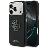 Obal Guess PU Resin Logo Apple iPhone 17 Pro GUHCP17L5PS4RGGK čierny