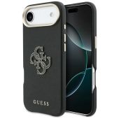 Obal Guess PU Resin Logo Apple iPhone Air GUHCP17M5PS4RGGK čierny