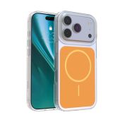 Obal Etteri Hidden Pearl MagSafe Apple iPhone 17 Pro oranžový