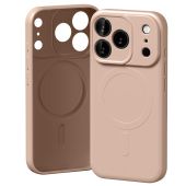 Mercury Semi-Silicone TPU Magsafe iPhone 17 Pro - pieskovo-zlaté