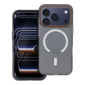 Obal GO ORANGE MagSafe Apple iPhone 16e/17e čierny