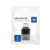 Blue Star USB adaptér USB-A 3.0/USB-C čierny