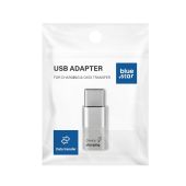 Blue Star USB adaptér MicroUSB/USB-C biely