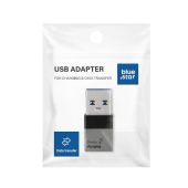 Blue Star USB adaptér USB-C/USB-A 3.0 čierny