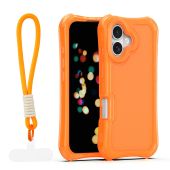 Obal Safepop Strap Apple iPhone 17 oranžový