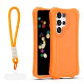 Obal Safepop Strap Samsung Galaxy S26 Ultra 5G S948 oranžový