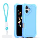 Obal Safepop Strap Apple iPhone 16 modrý
