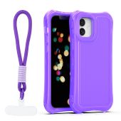 Obal Safepop Strap Apple iPhone 12/12 Pro fialový