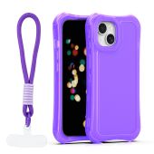 Obal Safepop Strap Apple iPhone 15 fialový