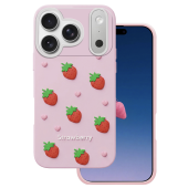 Obal Strawberry Apple iPhone 17 Pro ružový
