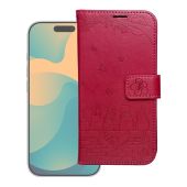 Obal MEZZO Book Apple iPhone 17 mačky červený