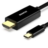 BENFEI cable USB-C to HDMI 1.0 m black