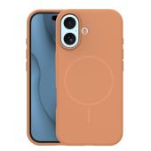 Obal Silicone Thin Mag Apple iPhone 17 oranžový