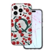 Obal Cherry Mag MagSafe Apple iPhone 15 Pro transparentný