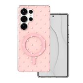 Obal Bubble Dots Mag Samsung Galaxy S25 Ultra 5G S938 ružový