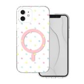 Obal Bubble Dots Mag Apple iPhone 12/12 Pro biely