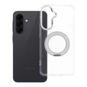 Obal Frame Circle Stand MagSafe Samsung Galaxy A37 5G A376 transparentný