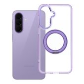 Obal Frame Circle Stand MagSafe Samsung Galaxy A57 5G A576 fialový