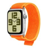 Remienok OBAL:ME Textil Apple Watch 42-49mm M-L oranžový