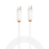 XO NB-Q298, USB-C/USB-C PD 240W, 1.0m, biely