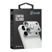 Ochranné sklo na fotoaparát OBAL:ME Camera Island Lens Protector Apple iPhone 17 Pro strieborné