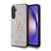 Obal Guess PU 4G Metal Logo Samsung Galaxy A55 5G A556 GUHCSA554GMGPI Pink