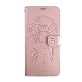 Obal Mezzo Book Xiaomi Redmi Note 15 5G lapač snov ružovo-zlatý