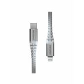 SWISSTEN Aramid Reinforced USB-C/LIGHTNING 3A 60W 1,5m biely