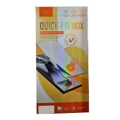 Ochranné sklo Mietubl 5D Quick-Fit Easy Install + Stojan Apple iPhone 17 Pro čierne