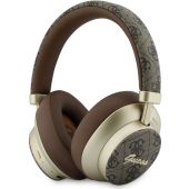 Guess PU 4G Gold Script Metal Logo ENC bezdrôtové slúchadlá GUBHP83P4CSCMW hnedé