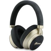 Guess PU 4G Gold Script Metal Logo ENC bezdrôtové slúchadlá GUBHP83P4CSCMK čierne