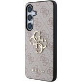 Obal Guess PU 4G Metal Logo Samsung Galaxy S25 5G S931 GUHCS25S4GMGPI Pink